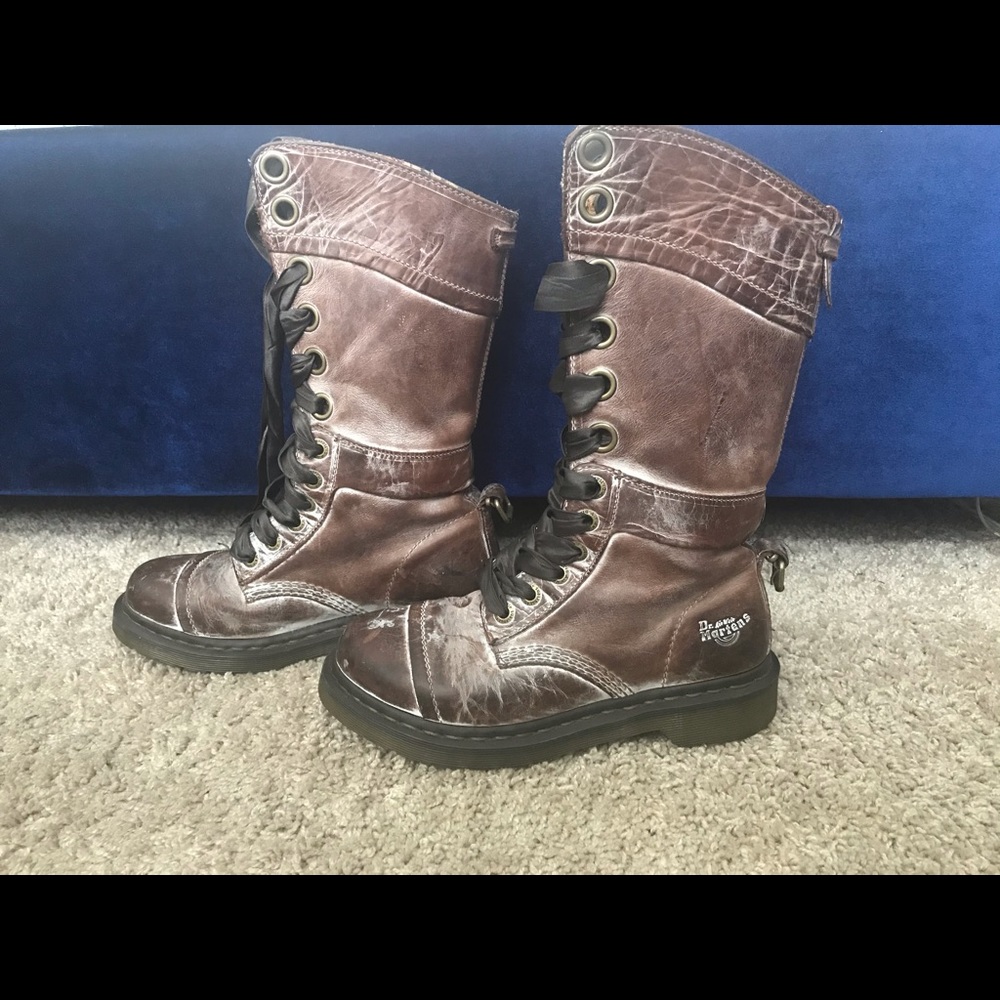 Brown Dr. Martens Boots